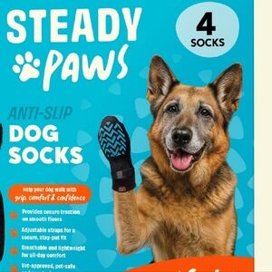 Steady Paws NWT Dog Socks